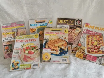 Lot de 6 magazines "Gourmand – La meilleure façon de manger"