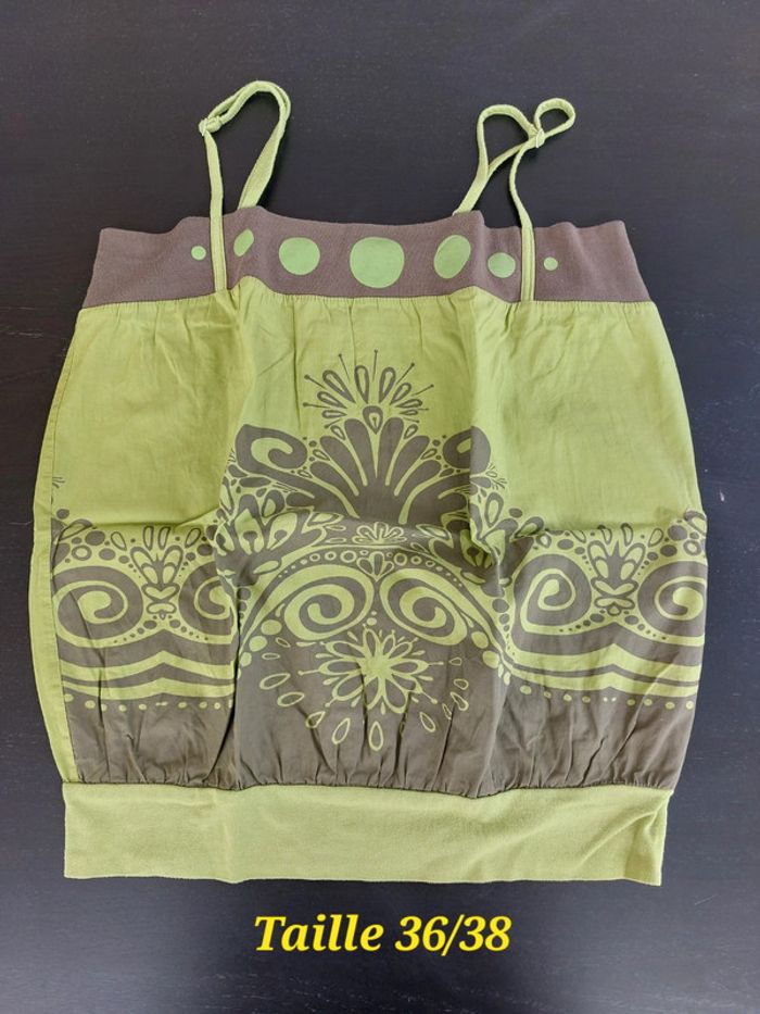 Jolie débardeur à bretelle réglable femme - Coline - Taille : 36-38