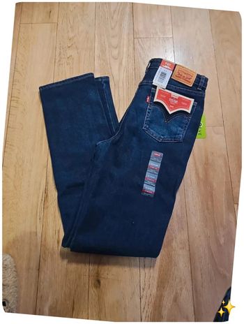 👖 Jean Levi's neuf fille 16 ans – Coupe droite tendance !