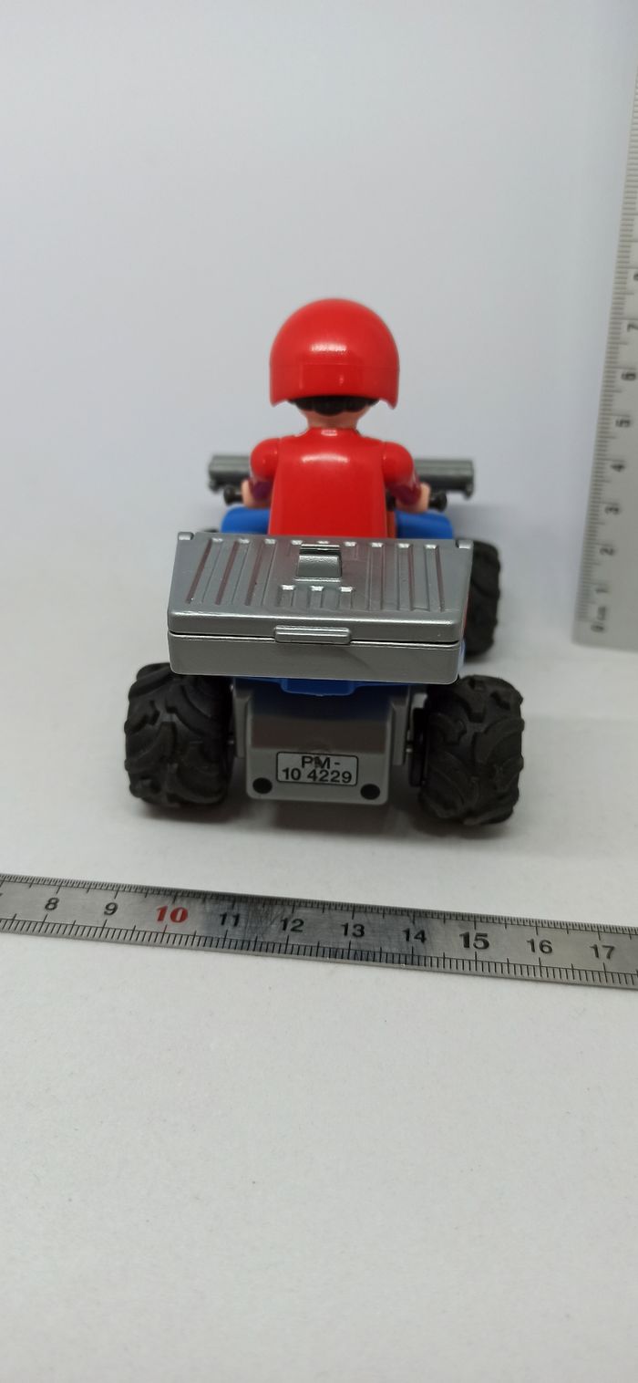 Homme secouriste avec quad à friction playmobil - photo numéro 5