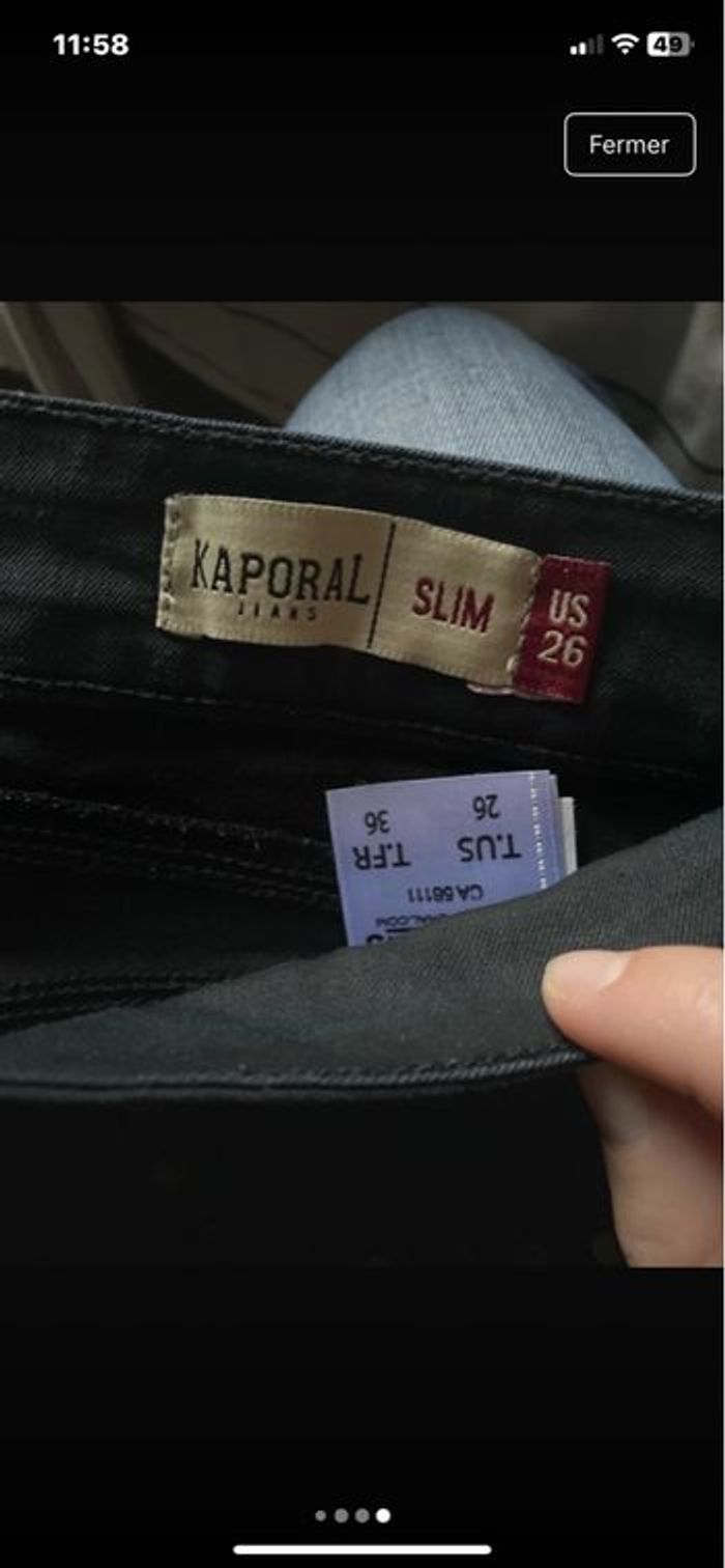 Jean noir kaporal - photo numéro 4