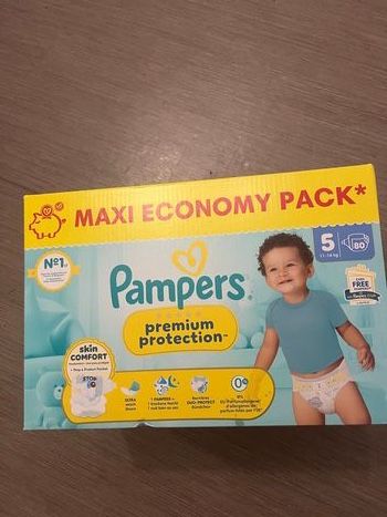 Couche Pampers premuim protection taille 5 