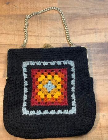 Sac crochet granny 1960
