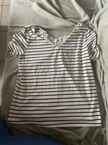 T shirt col V
