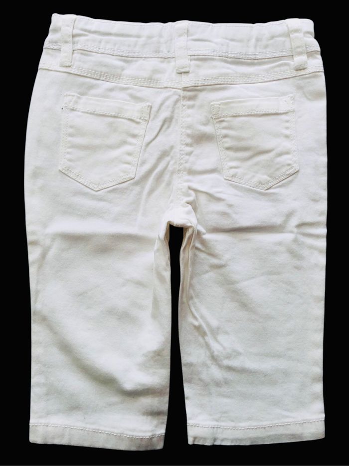 Short en jean blanc - photo numéro 2