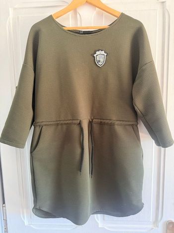 Robe pull kaki Edji 