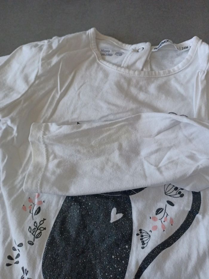 Lot tee shirts manches longues, 24 mois - photo numéro 3