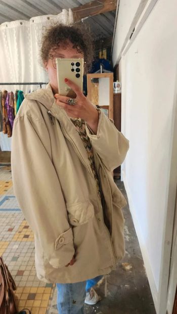 Superbe veste vintage 90's crème taille 42 à 46