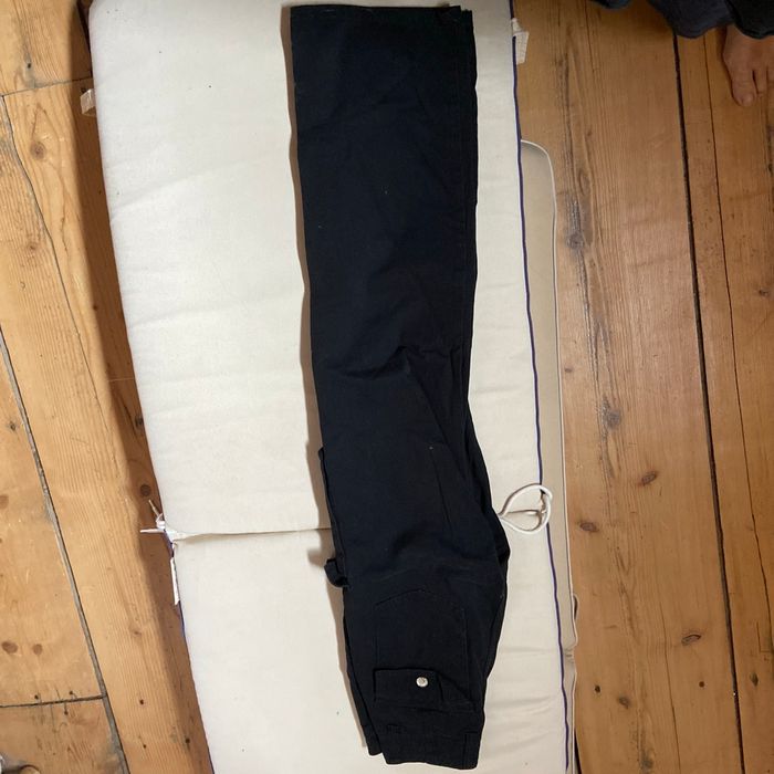 Pantalon cargo droit noir - photo numéro 6