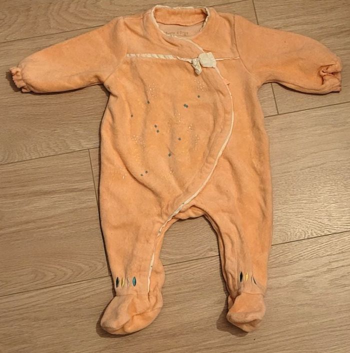 Pyjama en velours rose