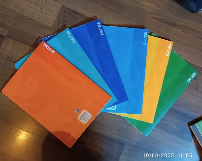 Lot de 6 cahiers Oxford Open Flex - 24x32 - 96 pages - grands carreaux - photo numéro 2