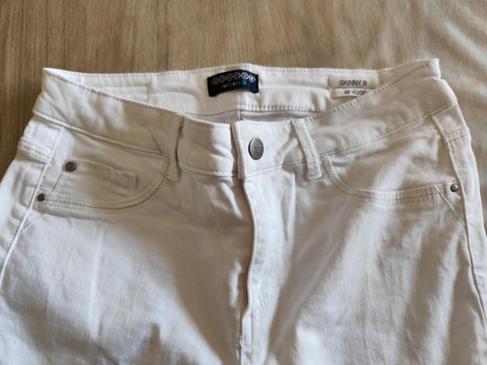 Jean blanc neuf bonobo fit - photo numéro 2