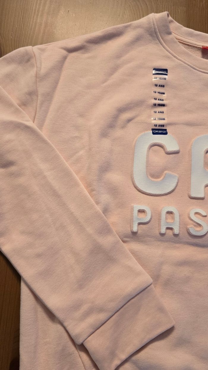 Neuf (non porté) 🏷🥰🩷😍 sweat molleton 12 ans fille 😍🥰🩷 - photo numéro 4