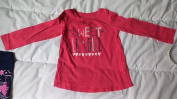 T-shirt rose sweet girl