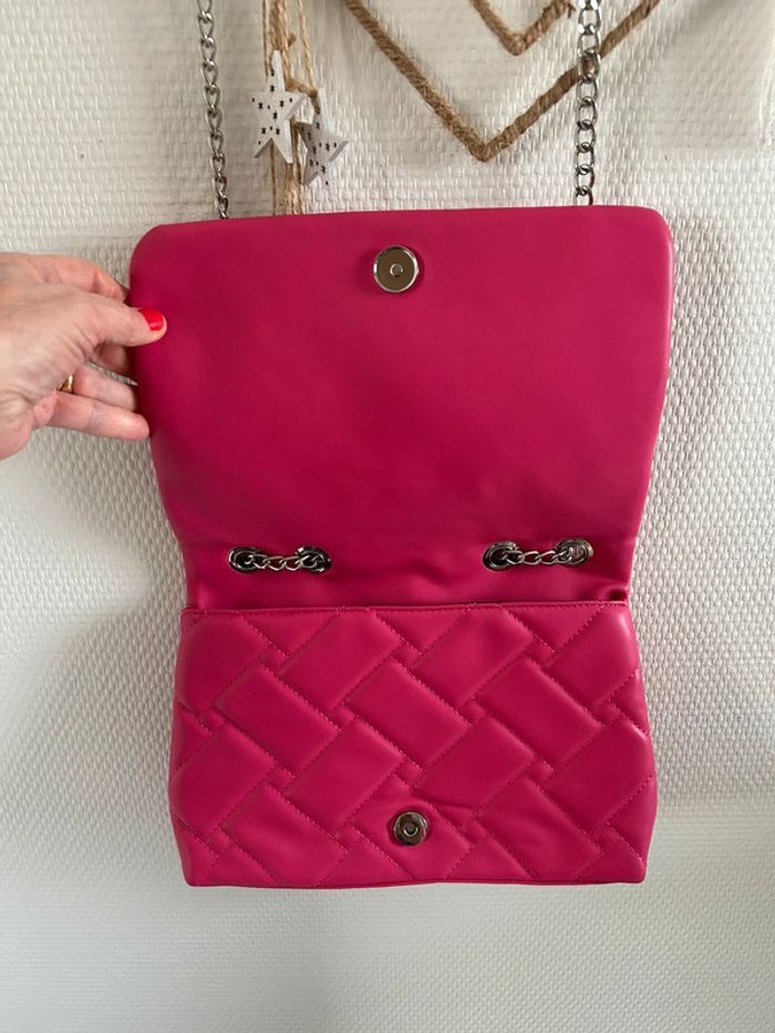 Sac bandoulière fuchsia - photo numéro 2