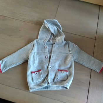 Gilet en laine boutonné