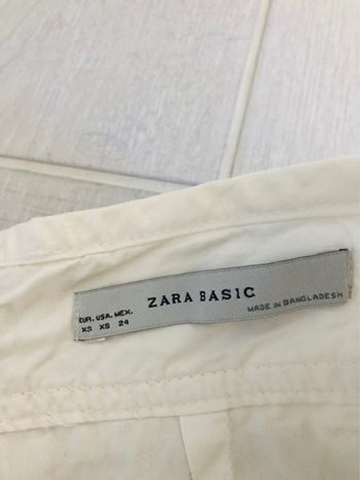 Jupe blanche Zara taille 34 XS - photo numéro 2