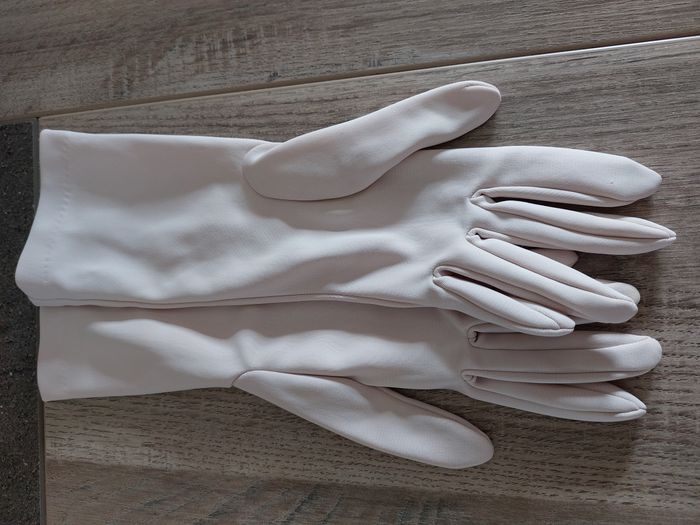 Paire gants femme tergal crème Canat - photo numéro 3