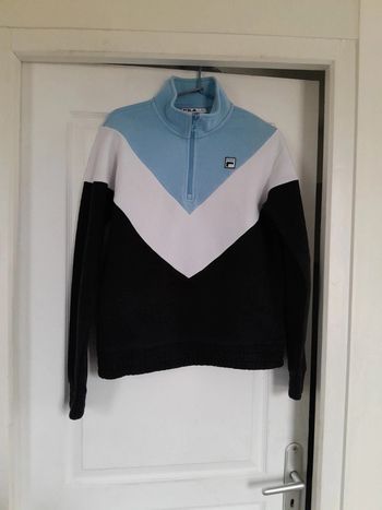 Sweat zippée vintage fila mixte