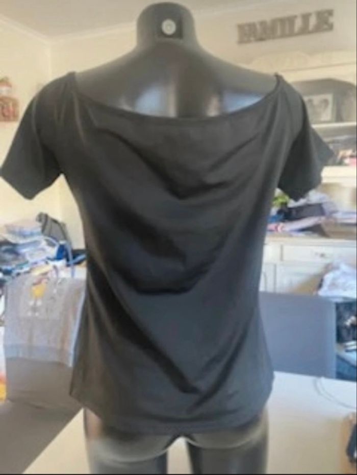 Top épaules dénudées pour femme NEUF taille M couleur noir - photo numéro 4