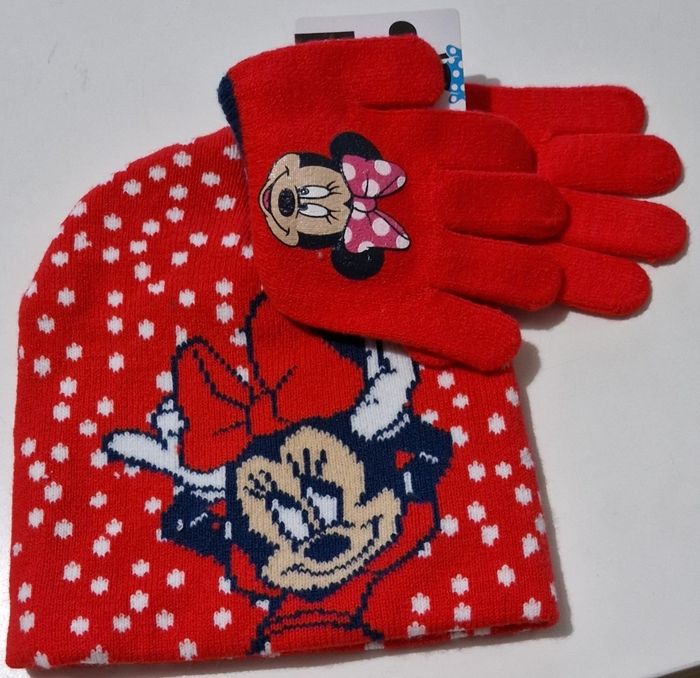 Bonnet + gants Minnie