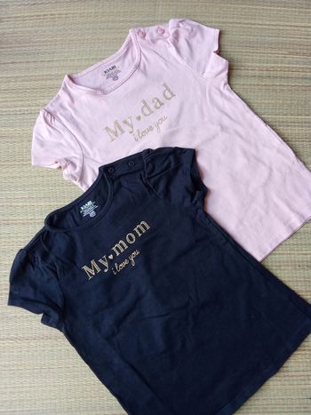 Lot 2 t-shirts Kiabi