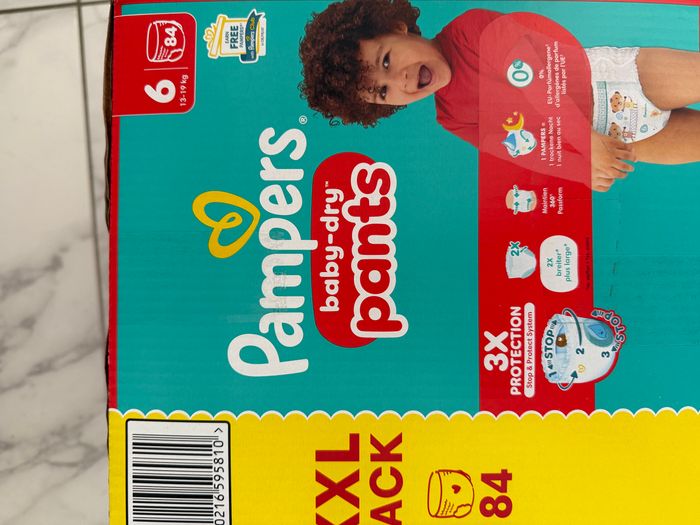Couche Pampers Baby-Dry Pants taille 6 - photo numéro 3