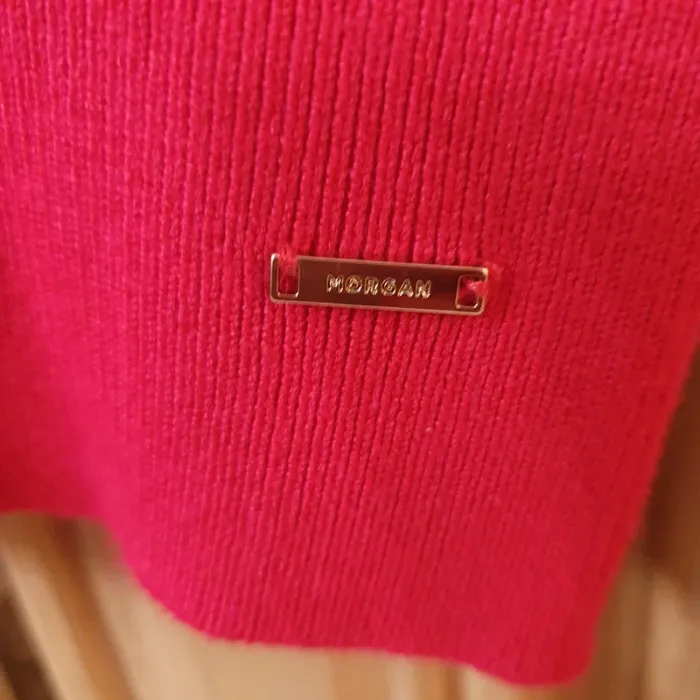 Très joli haut Couleur framboise Taille L Morgan - photo numéro 2