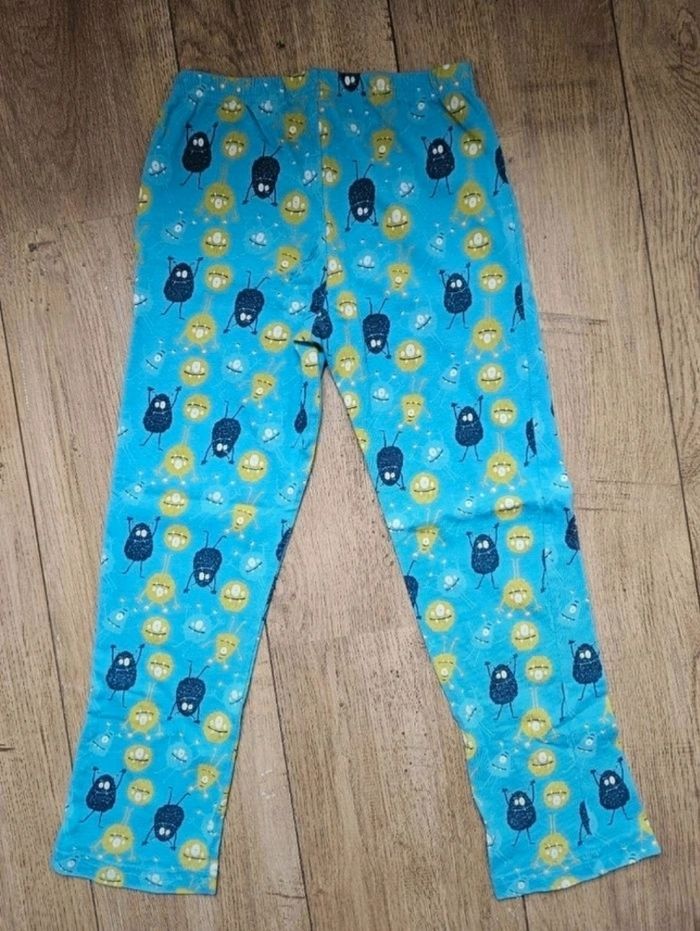 Pyjama 2 pièces en coton turquoise 5 ans Lupilu - photo numéro 8