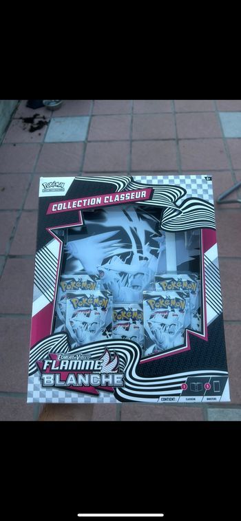 Coffret classeur flamme blanche