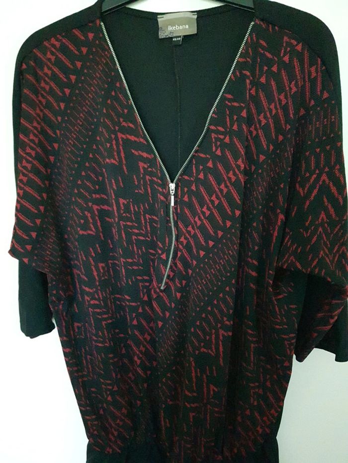 Robe noire et rouge femme 46 - photo numéro 2
