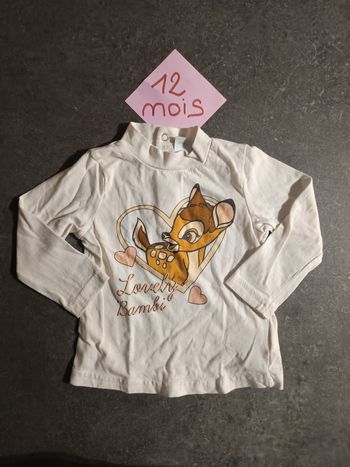 T-shirt Bambi 12 mois 