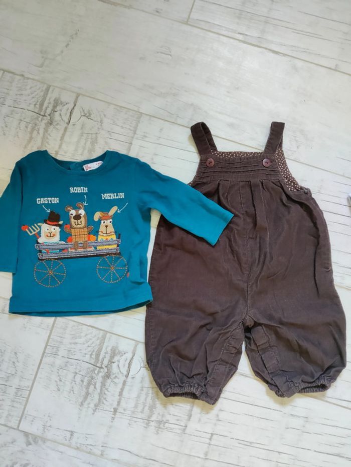 Lot vêtements bébé garçon taille 6 mois saison hiver en très bon état - photo numéro 7