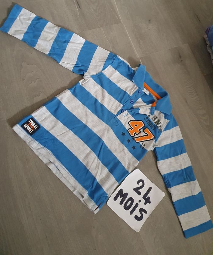 Maillot t-shirt polo 24mois garçon