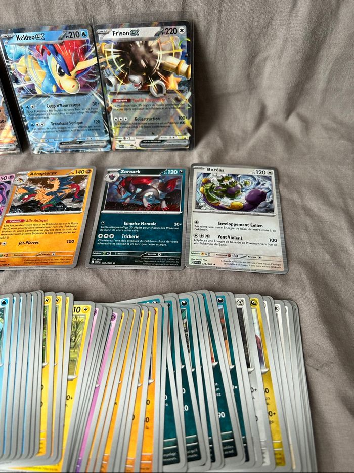 Lot cartes Pokémon flammes blanches EV10.5 - photo numéro 4