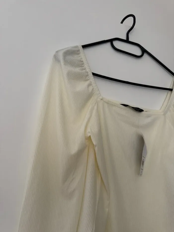 Blouse Blanche transparente neuve Dorothy Perkins - photo numéro 2