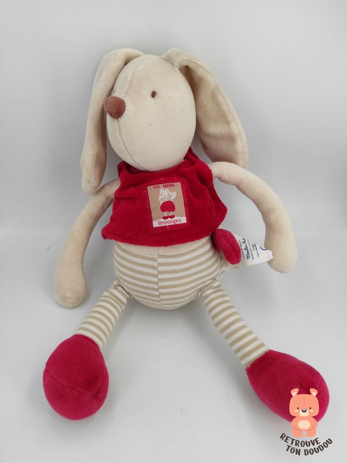 Doudou 123 Lapins Linvosges Moulin Roty