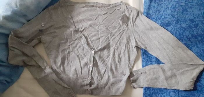 Gilet fille 16 ans gris à boutons