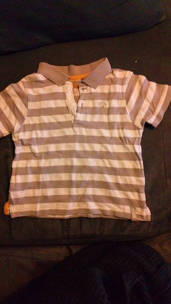 Tee-shirt type polo garçon 4 ans