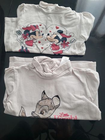Lot de 2 sous pulls c&a 2 ans