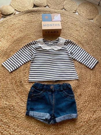 Ensemble fille 6 mois