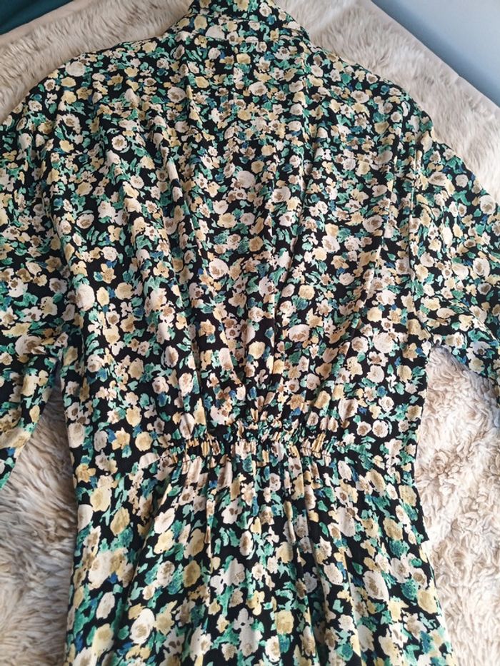 Robe casual fleurie femme longue T38- Zara - photo numéro 14