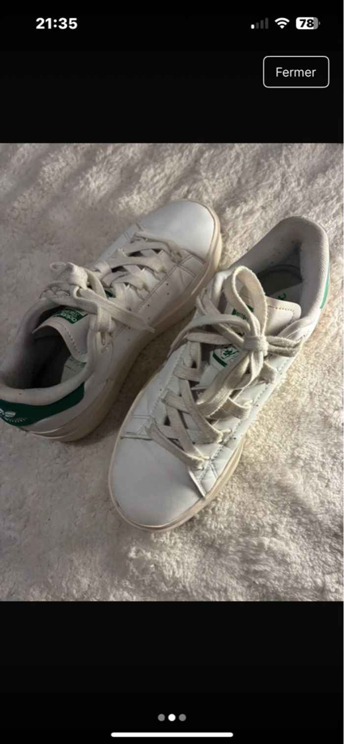 Adidas Stan smith à plateforme - photo numéro 2
