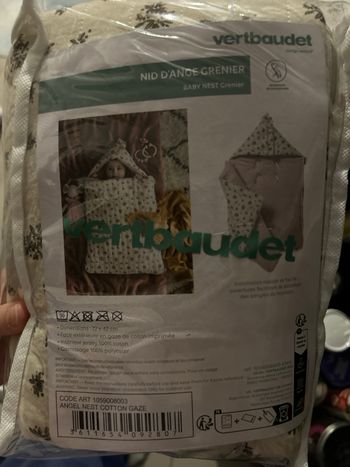 Nid d’ange Vertbaudet grenier NEUF