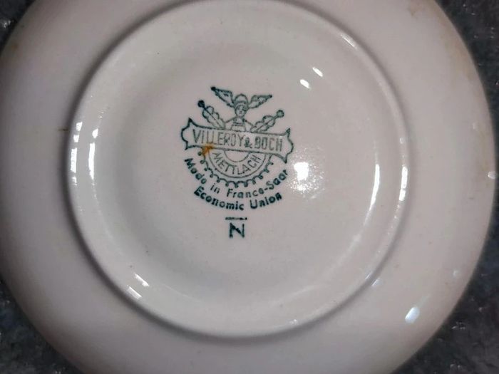 🌺 lot de 6 sous tasses Villeroy & boch - photo numéro 3