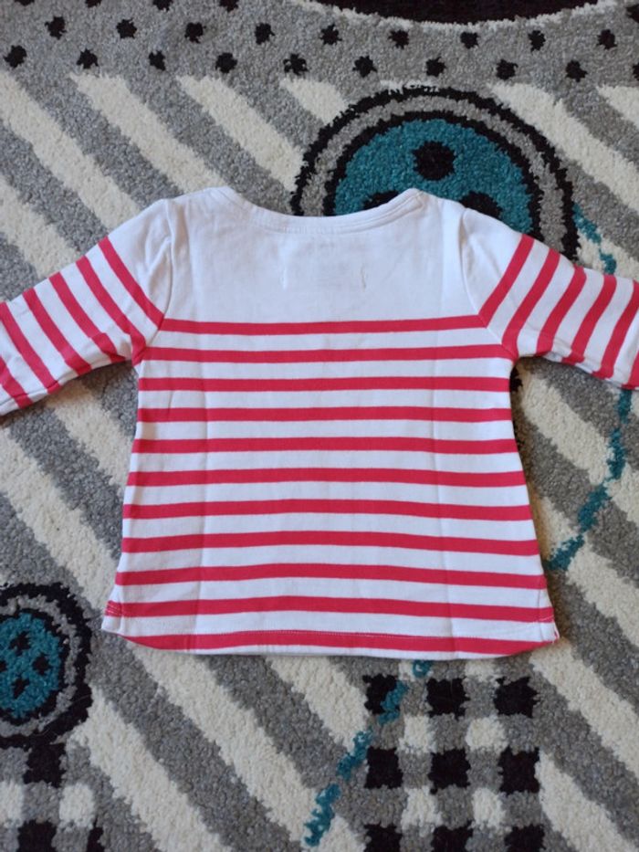 T-shirt manches longues mixte - 6 mois - photo numéro 3