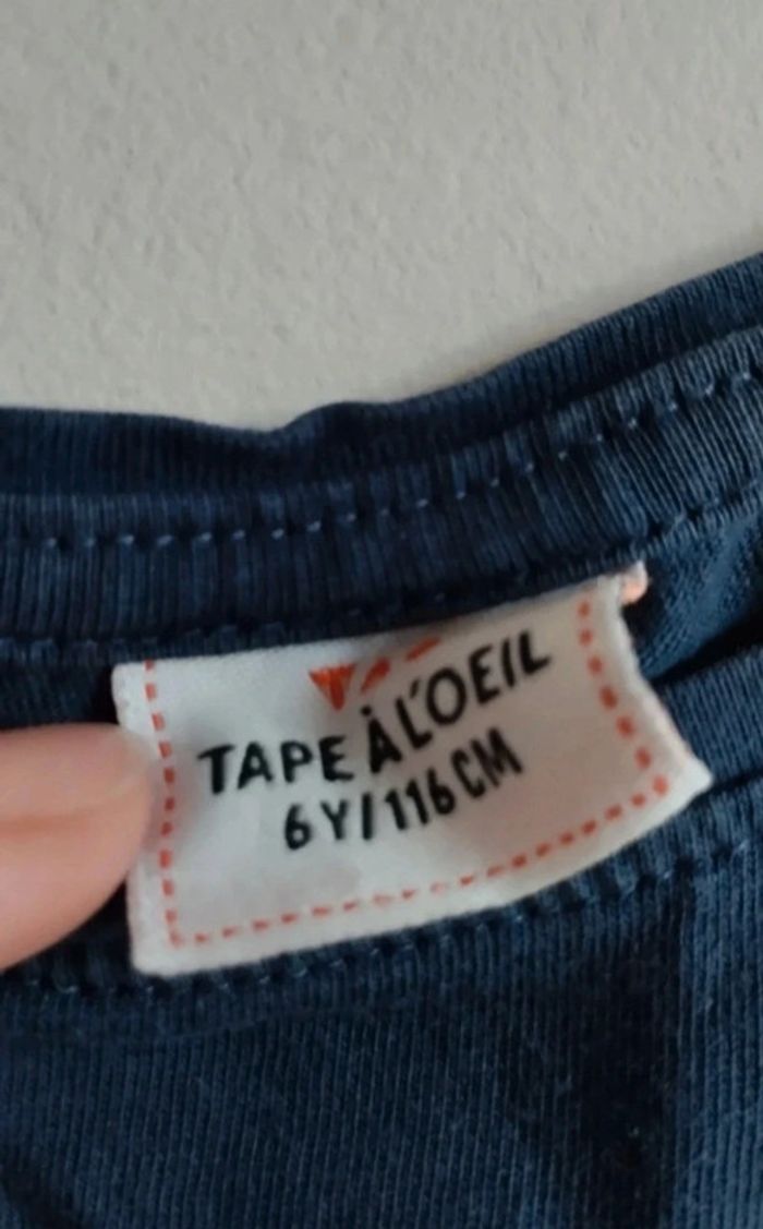 T-shirt tape à l'oeil 6 ans - photo numéro 2
