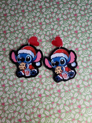 Boucles d'oreilles Stitch Disney