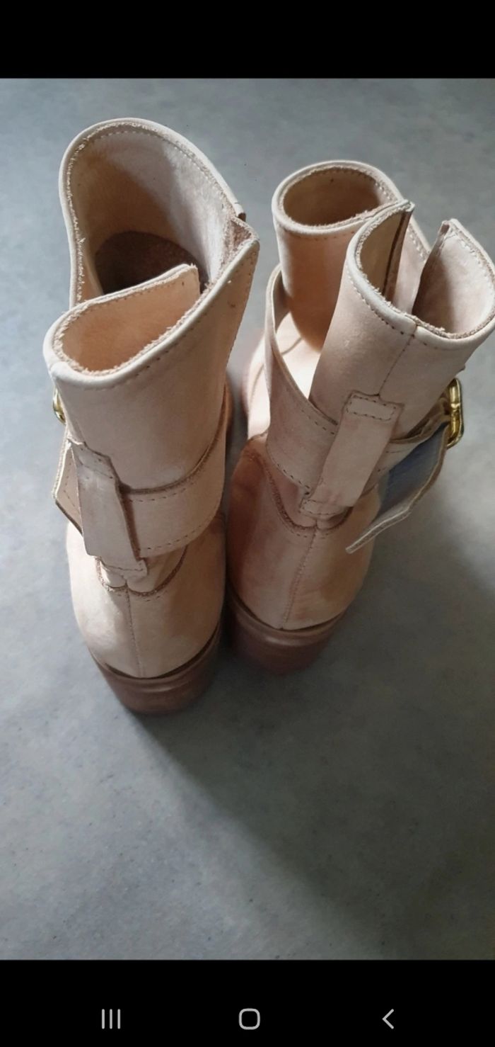 Bottine cuir  véritable - photo numéro 3