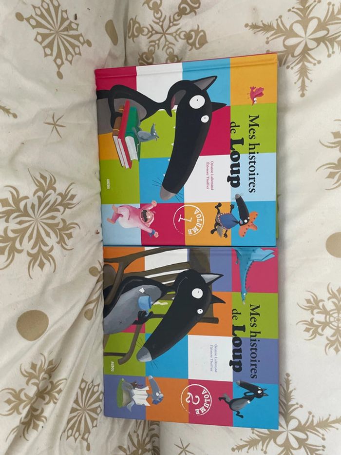 2 livres Mes histoires de Loup collection Auzou - photo numéro 1